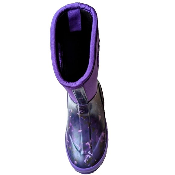 Oshkosh B'gosh Kids Girls Boys Splash Rain Boot With Handles Purple 13 Y… - Picture 7 of 7